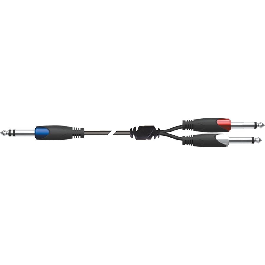 QUIK LOK SX/4-5K CAVO JACK 6.3 TRS STEREO / 2X JACK 6.3 TS MONO 5 MT QUIK LOK SX/4-5K CAVO JACK 6.3 TRS STEREO / 2X JACK 6.3 TS MONO 5 MT