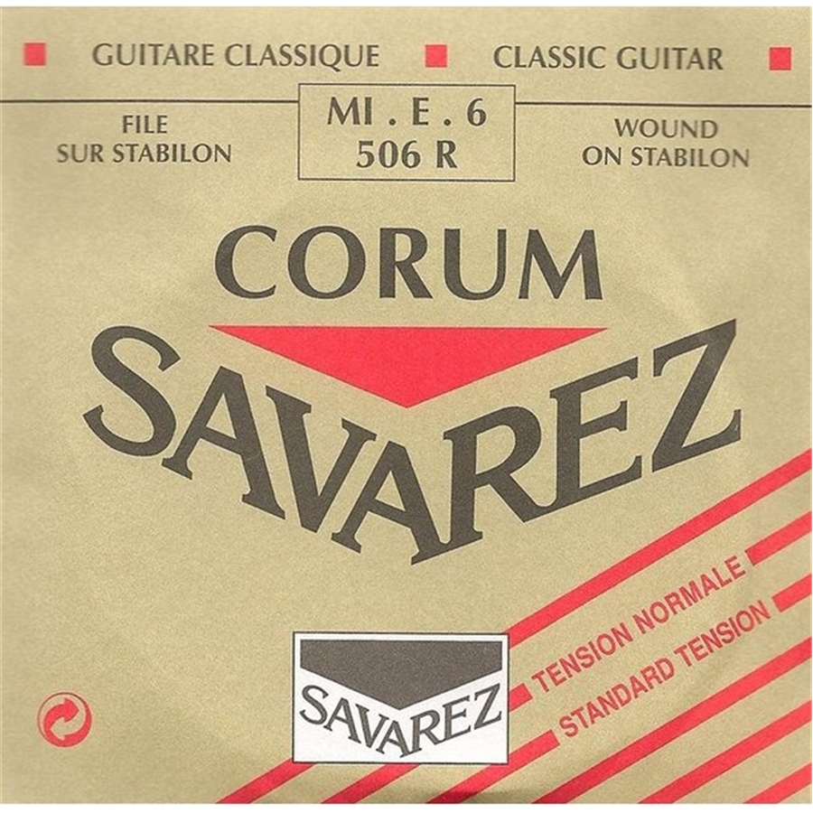 Savarez 506R Corda singola MI-E-6 Chitarra Classica