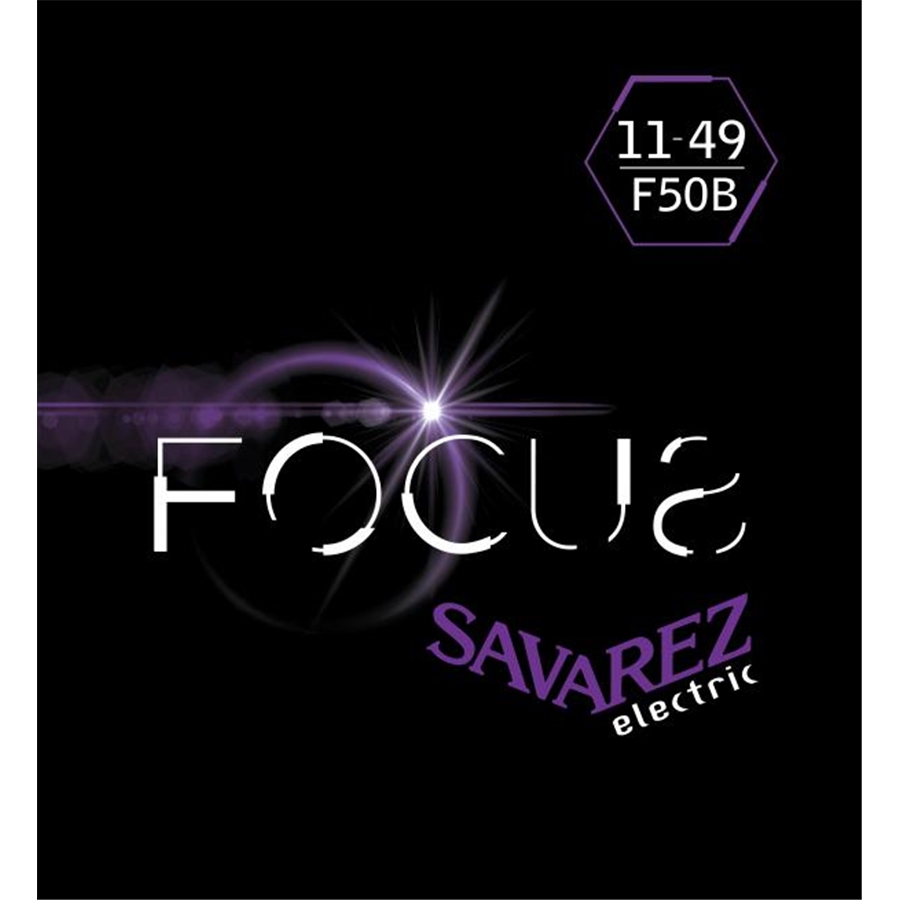 Savarez F50B Corde Focus per Chitarra Elettrica 11-49, Set/6