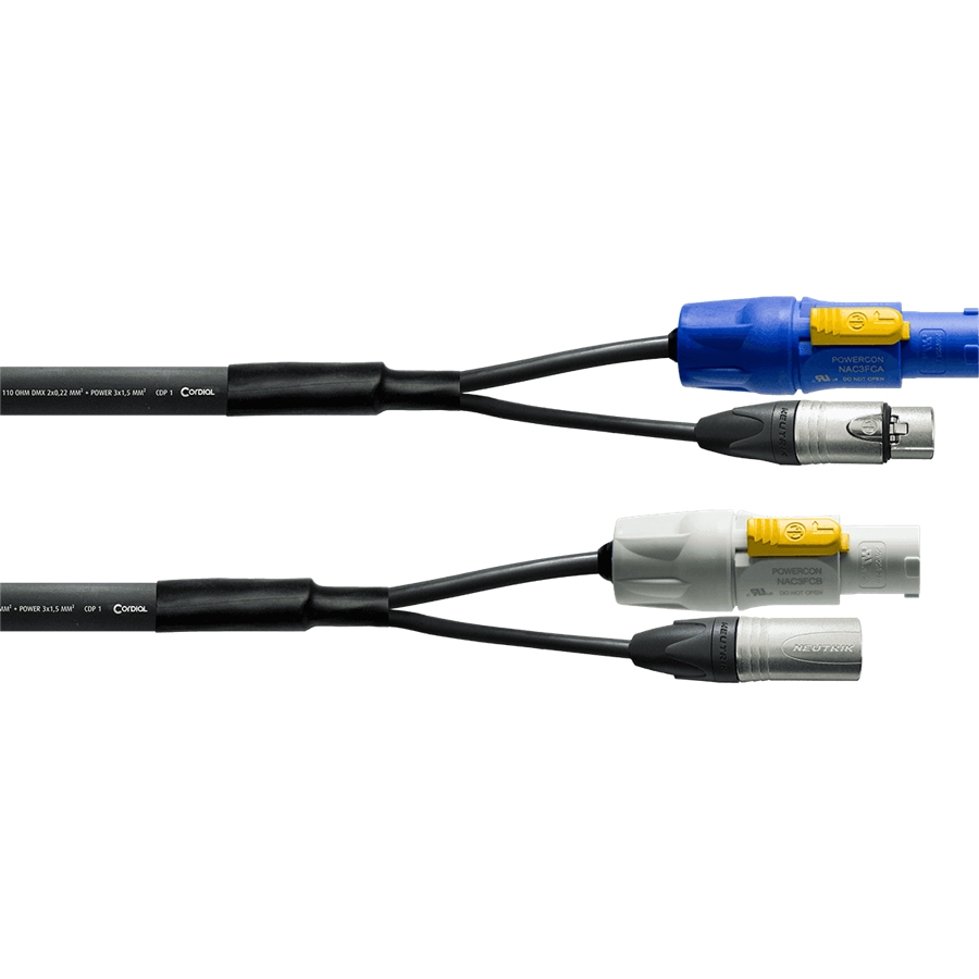 CORDIAL CPH 10 DMX 1-5 PWR 1 CORDIAL CPH 10 DMX 1-5 PWR 1