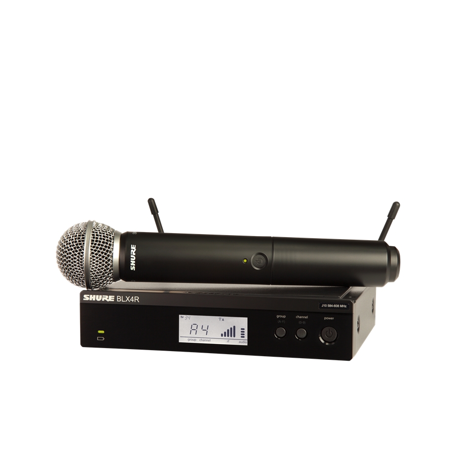 Shure BLX24RE-SM58 Sistema wireless BLX4RE, BLX2/SM58, WA371. (M17)