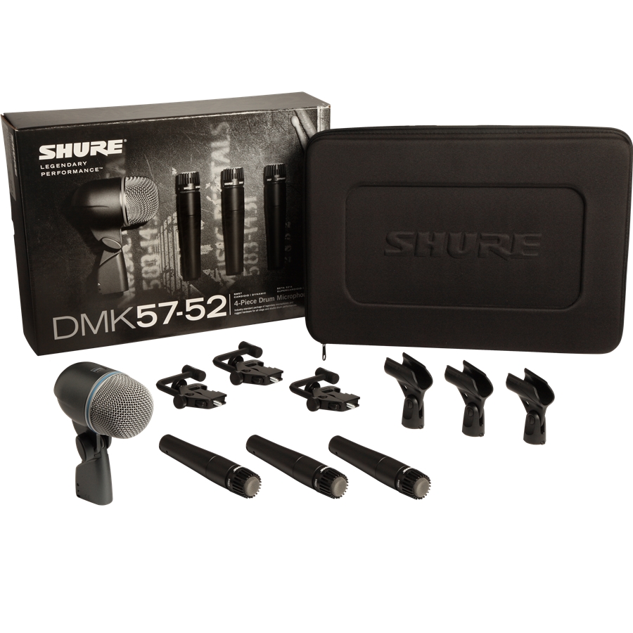 Shure DMK57-52 Kit per batteria 1x Beta 52A. 3x SM57