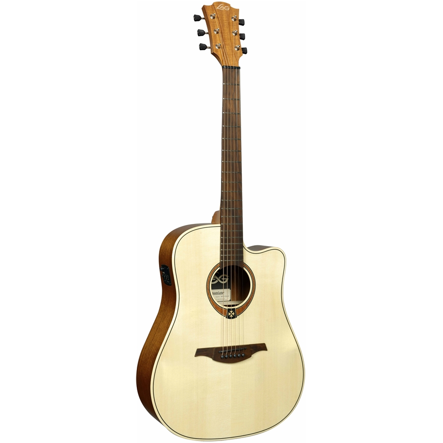 LAG T70DCE-NAT Chitarra Acustica Dreadnought Cutaway EQ Natural