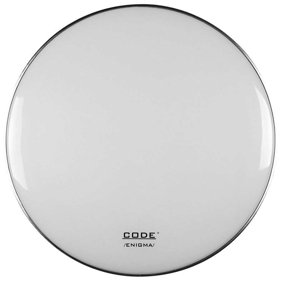 CODE HEADS DRUM ENIGMA PELLE WHITE 20