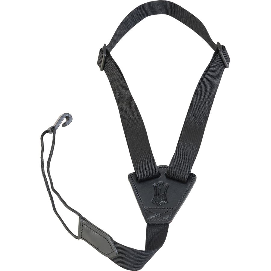 Levy's M20-BLK Tracolla per ukulele in nylon Black 1"