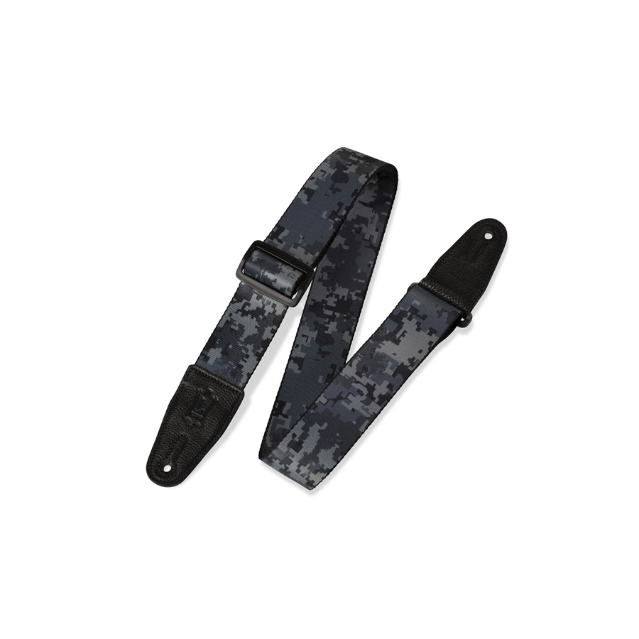 Levy's MPS2-120 Tracolla in poliestere Black Blue Digital Camo 2"