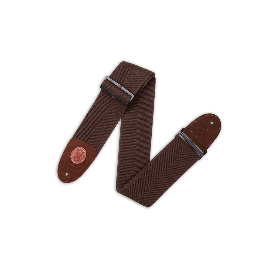 Levy's MSSC4-BRN Tracolla per basso in cotone Brown 3"
