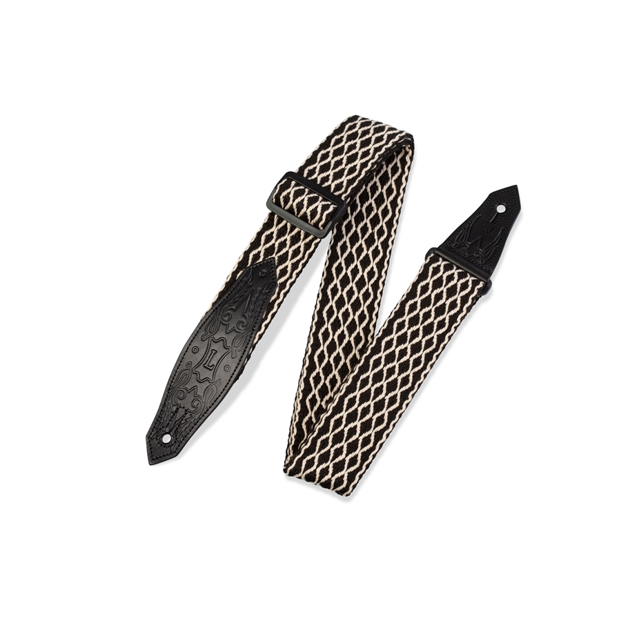 LEVY'S MSSC80-BLK/WHT TRACOLLA IN COTONE COWBOY COTTON BLACK & WHITE 2 LEVY'S MSSC80-BLK/WHT TRACOLLA IN COTONE COWBOY COTTON BLACK & WHITE 2