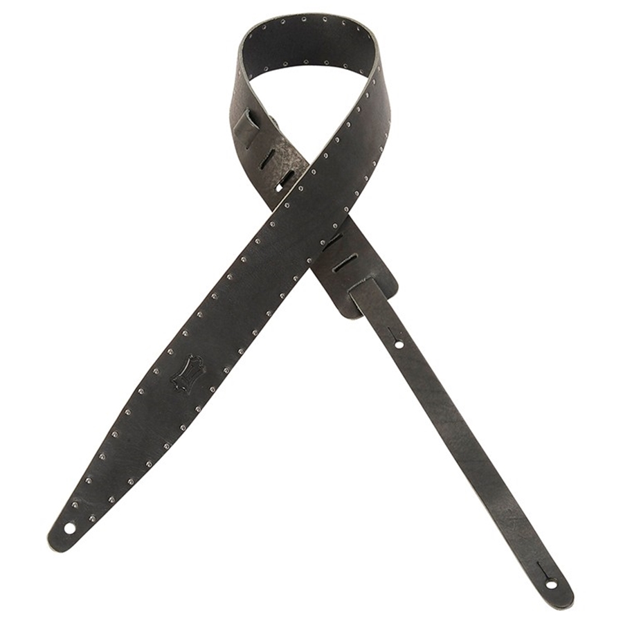 Levy's MV417ST-BLK Tracolla in pelle conciata al vegetale Black 2"