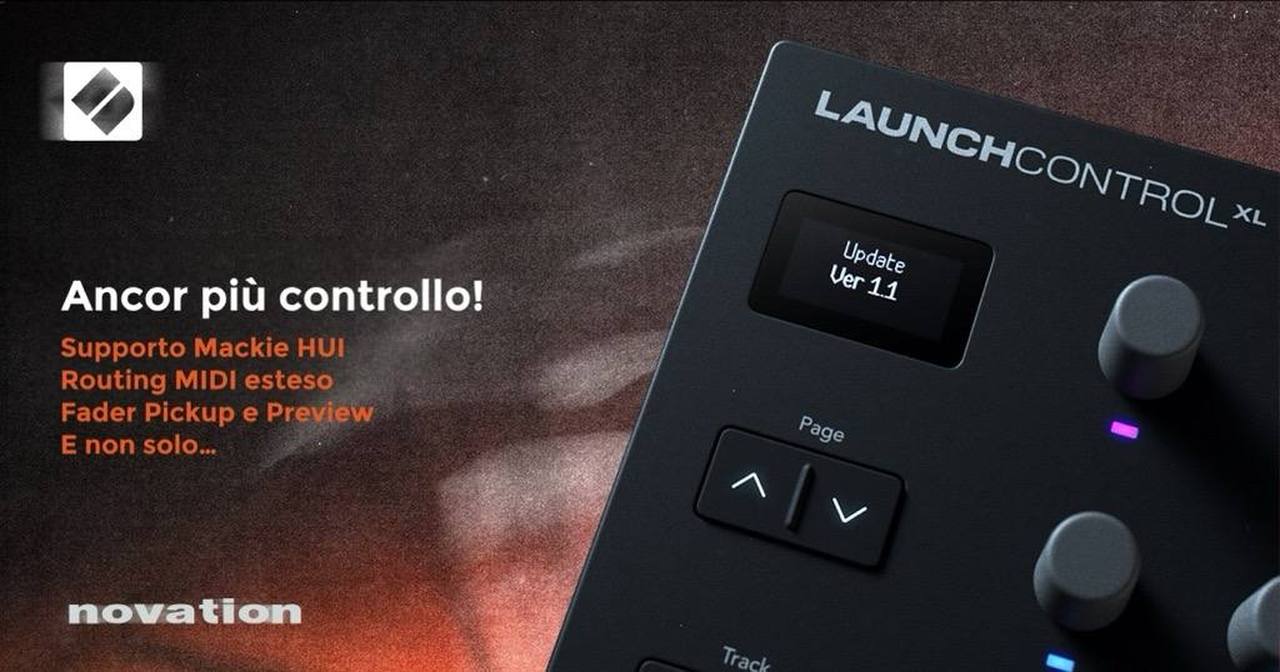 Scopri le novità del Firmware Update Versione 1.1 per Novation Launch Control XL 3