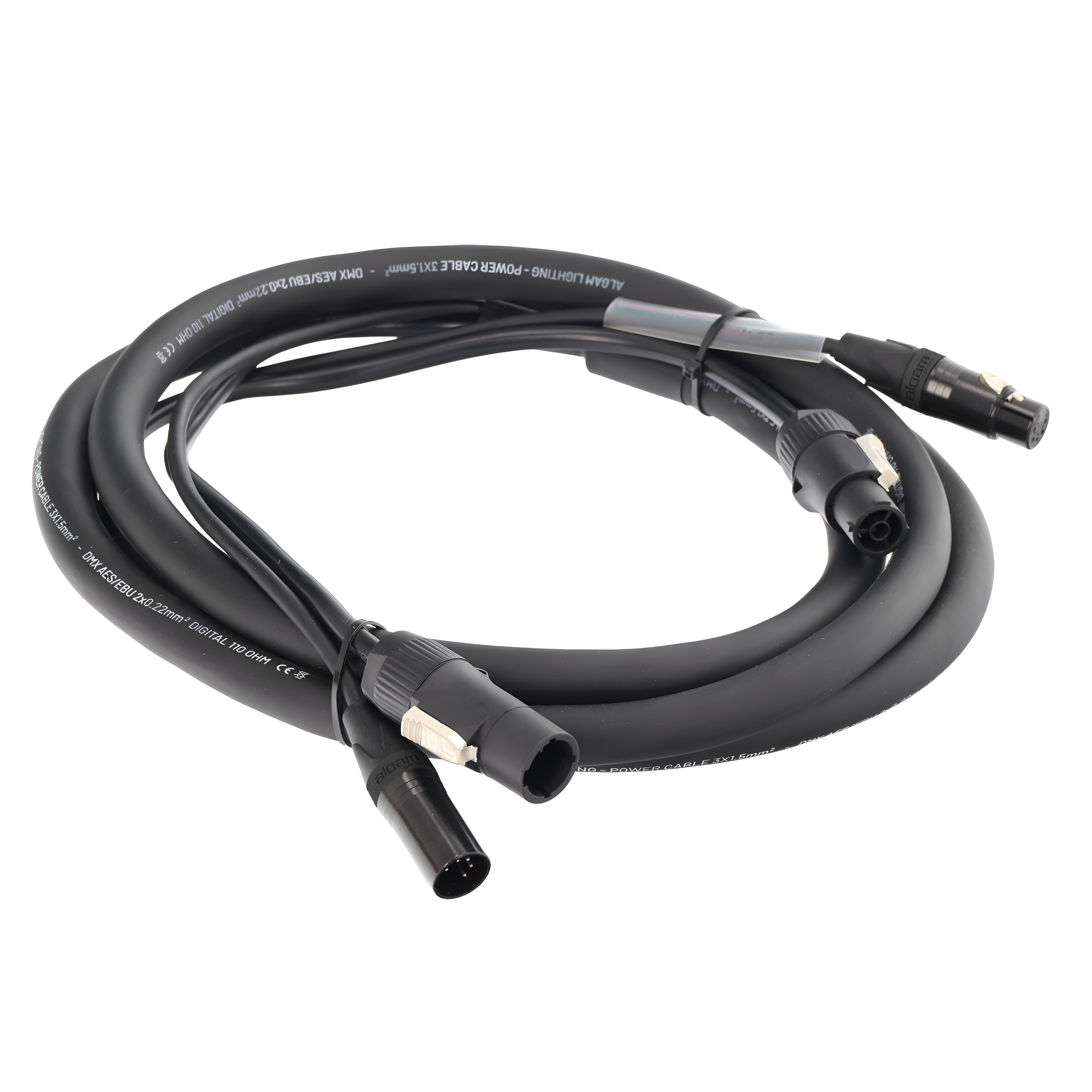 ALGAM DMX5-POWER-T1-3M CAVO DMX 5 POLI + ALIMENTAZIONE POWERCON TRUE1 3 MT ALGAM DMX5-POWER-T1-3M CAVO DMX 5 POLI + ALIMENTAZIONE POWERCON TRUE1 3 MT