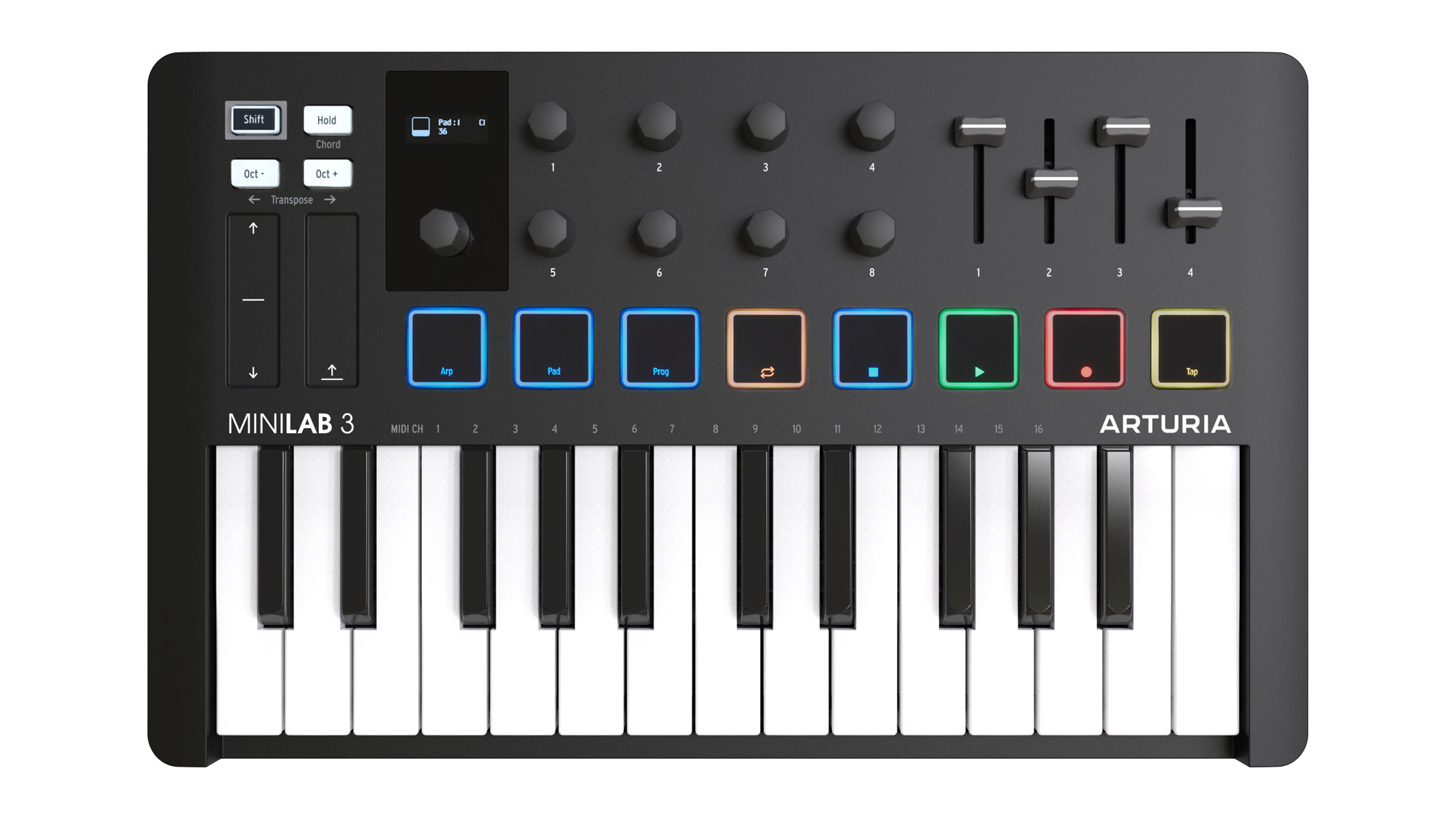 Arturia MiniLab 3 Black