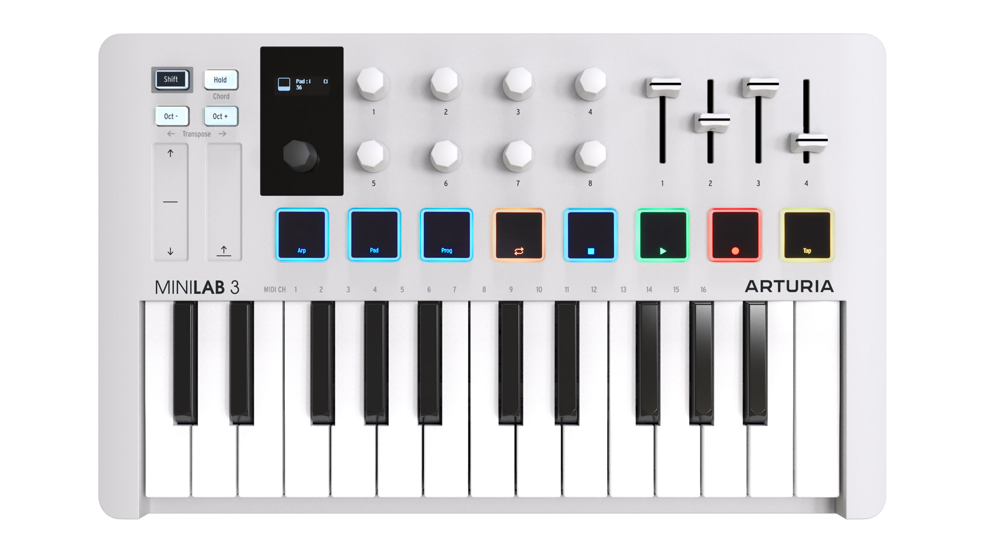 Arturia MiniLab 3 White