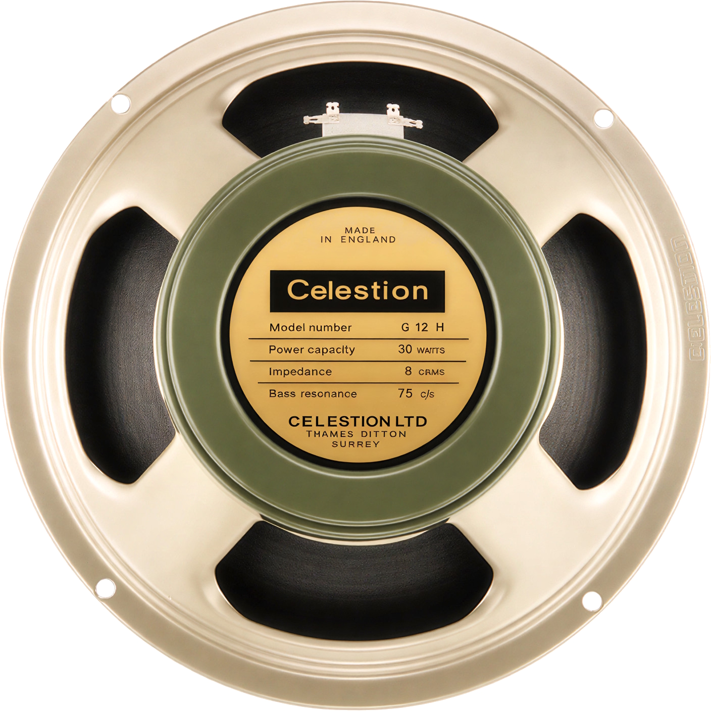 CELESTION HERITAGE G12H (75) 12" 30W 15OHM CELESTION HERITAGE G12H (75) 12" 30W 15OHM