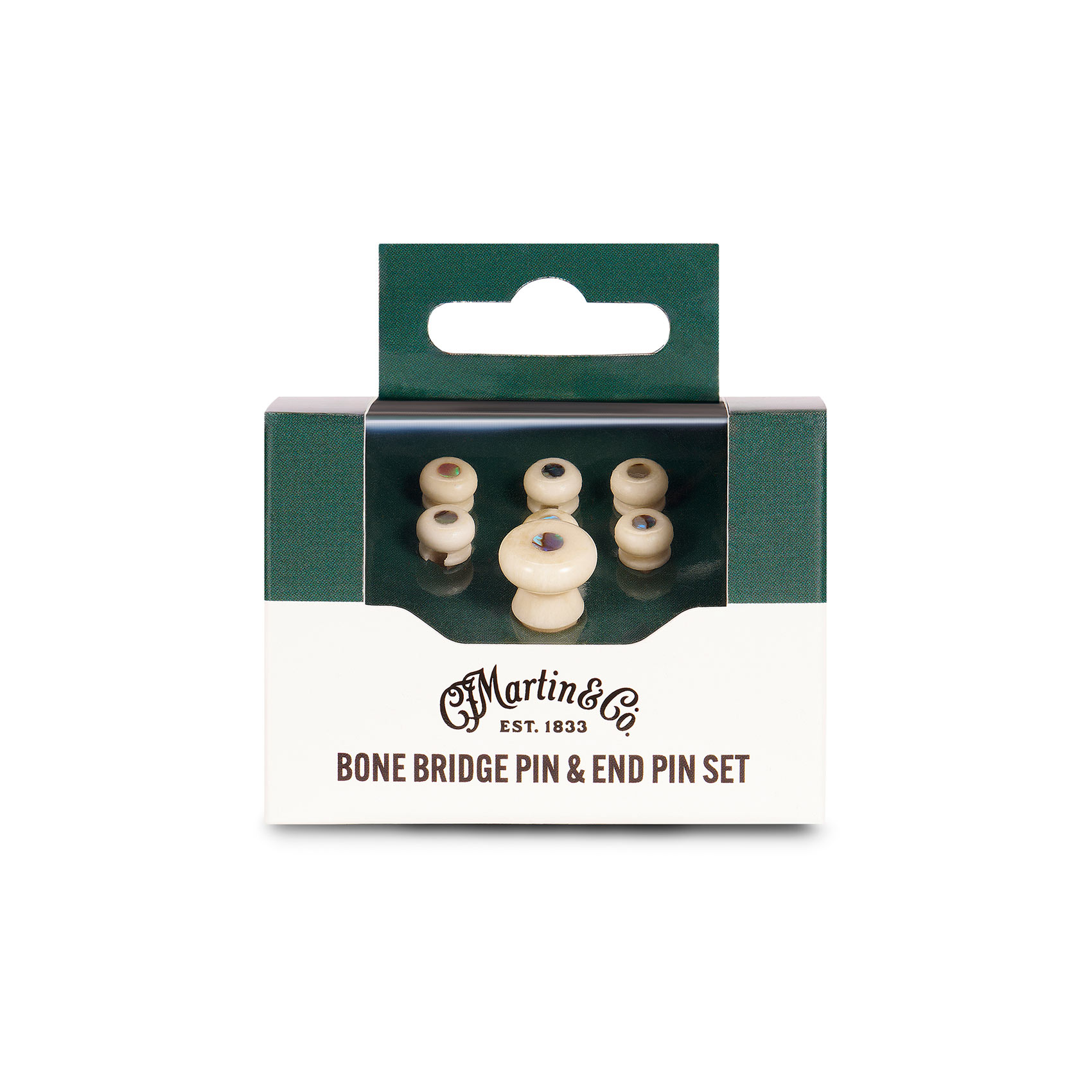 MARTIN 18APP0026 BONE BRIDGE PINS PAUA INLAY