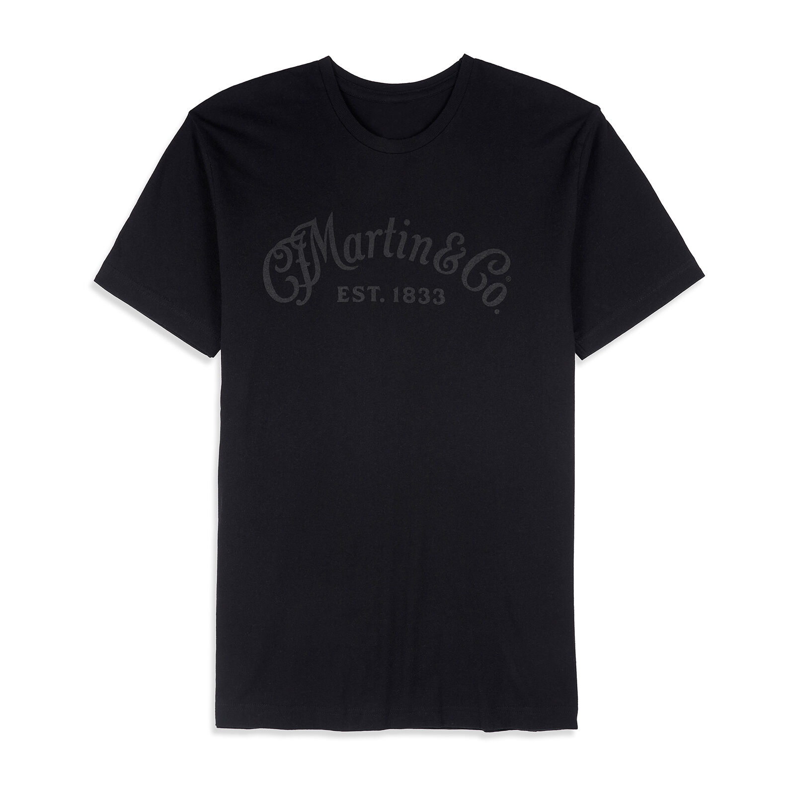MARTIN 18CM0215M MARTIN TONE ON TONE BLACK T-SHIRT MARTIN 18CM0215M MARTIN TONE ON TONE BLACK T-SHIRT