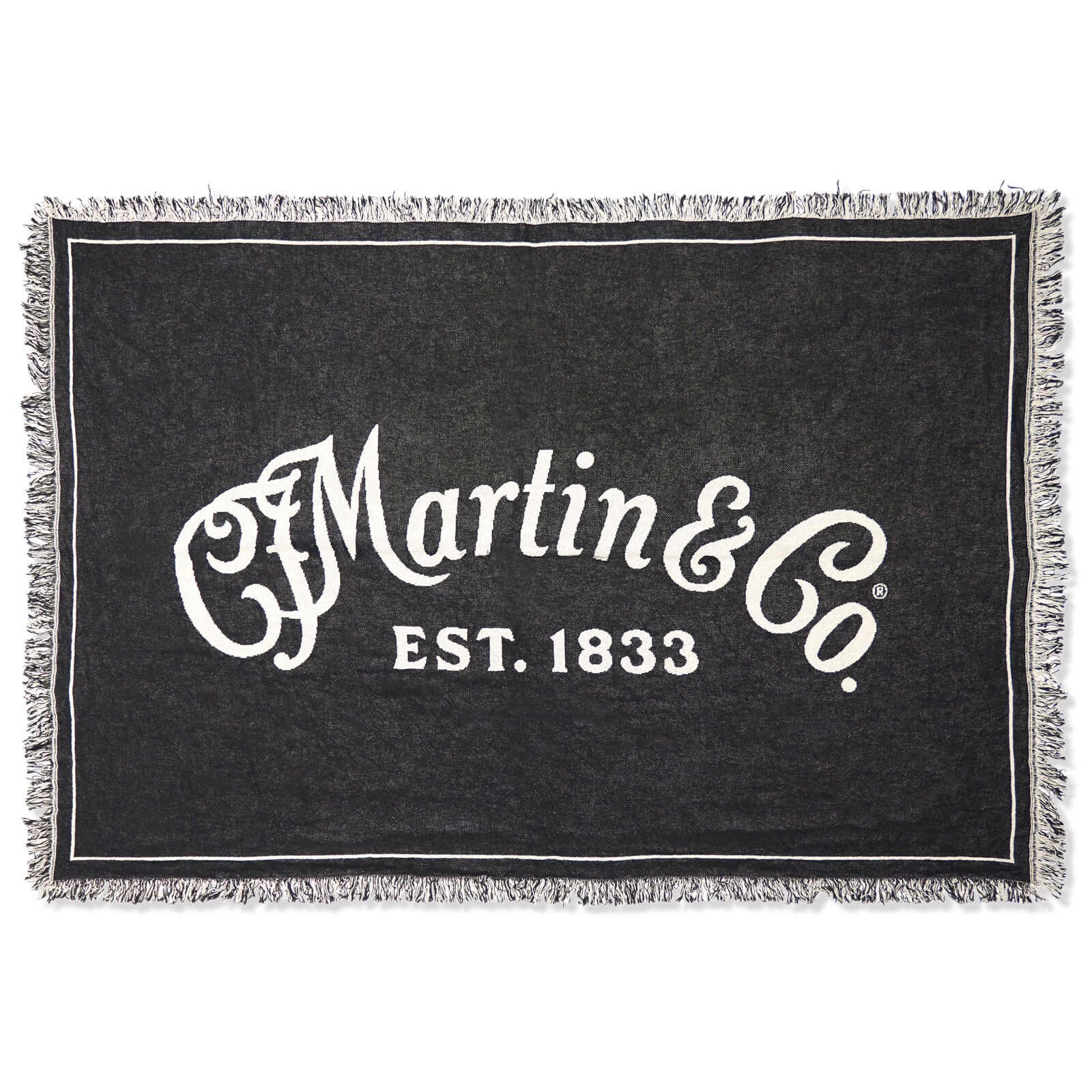 MARTIN 18N0398 MARTIN SCRIPT LOGO WOVEN BLANKET MARTIN 18N0398 MARTIN SCRIPT LOGO WOVEN BLANKET