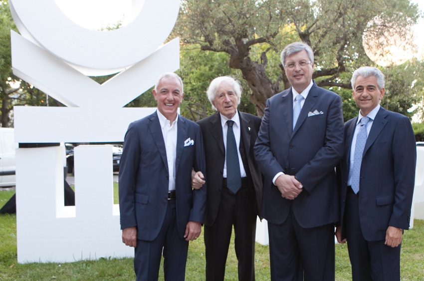 Nella foto, da sinistra, Stelvio Lorenzetti, Lamberto Pigini, Giuseppe Casali e Umberto Tonnarelli