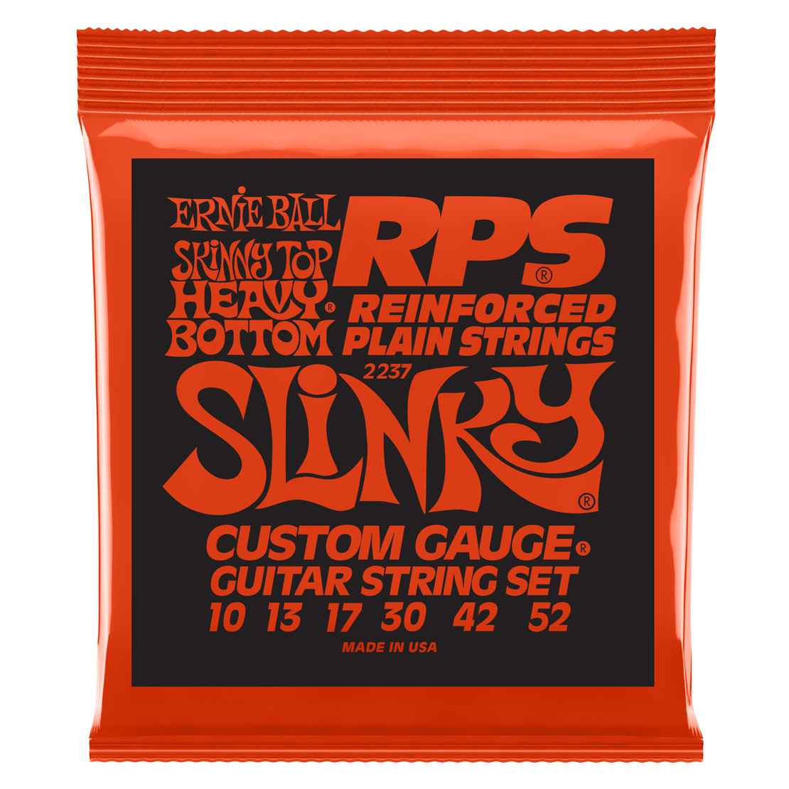 ERNIE BALL 2237 RPS NICKEL WOUND SKINNY TOP HEAVY BOTTOM SLINKY 10-52 ERNIE BALL 2237 RPS NICKEL WOUND SKINNY TOP HEAVY BOTTOM SLINKY 10-52