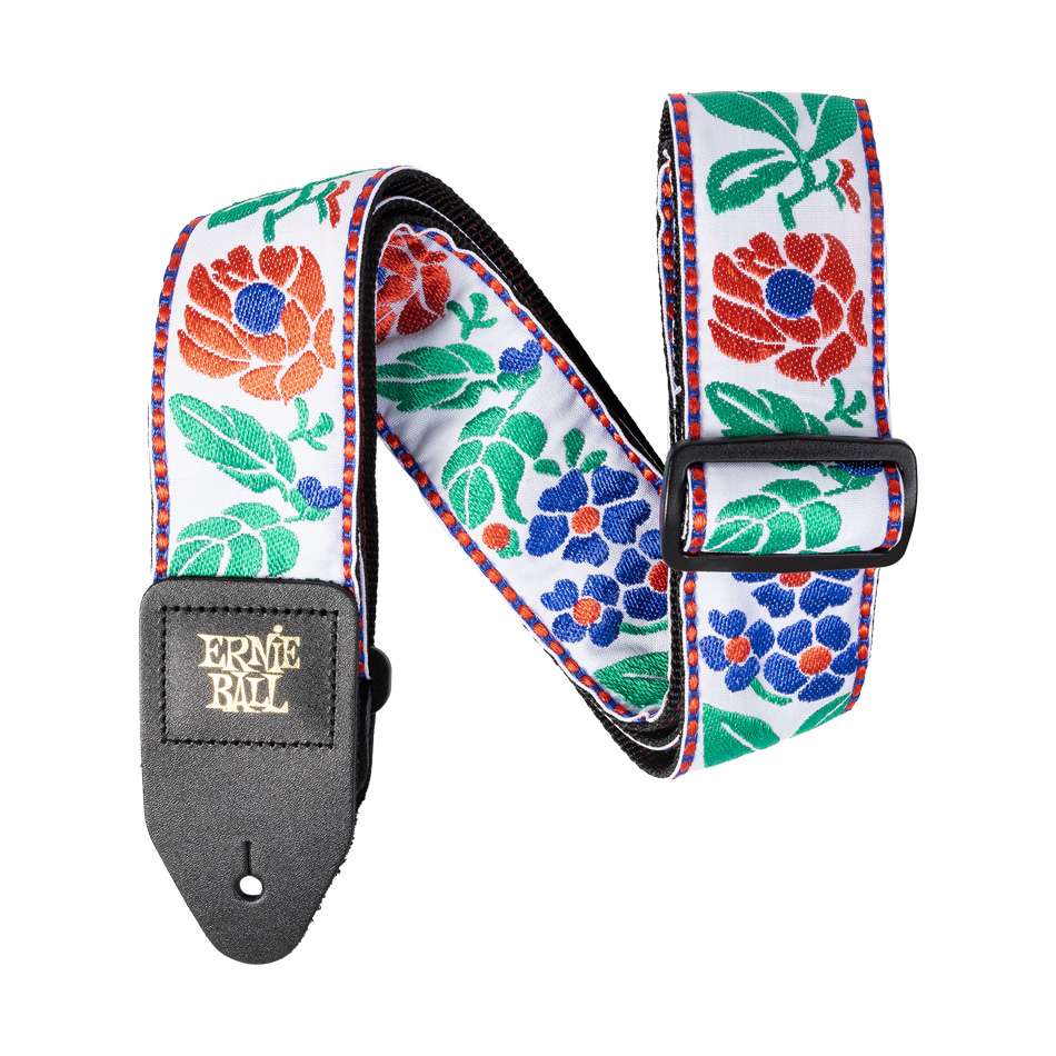 ERNIE BALL 5638 JACQUARD STRAP QUILTED FLORA ERNIE BALL 5638 JACQUARD STRAP QUILTED FLORA