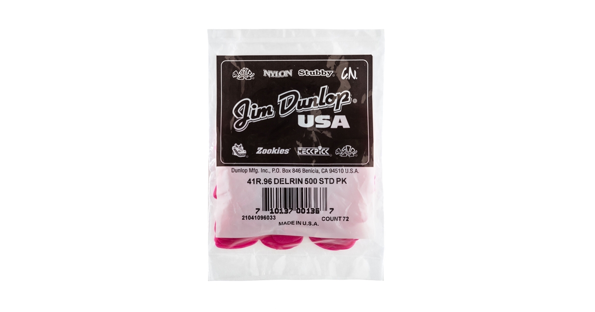 DUNLOP 41R.96 DELRIN 500 .96MM DUNLOP 41R.96 DELRIN 500 .96MM
