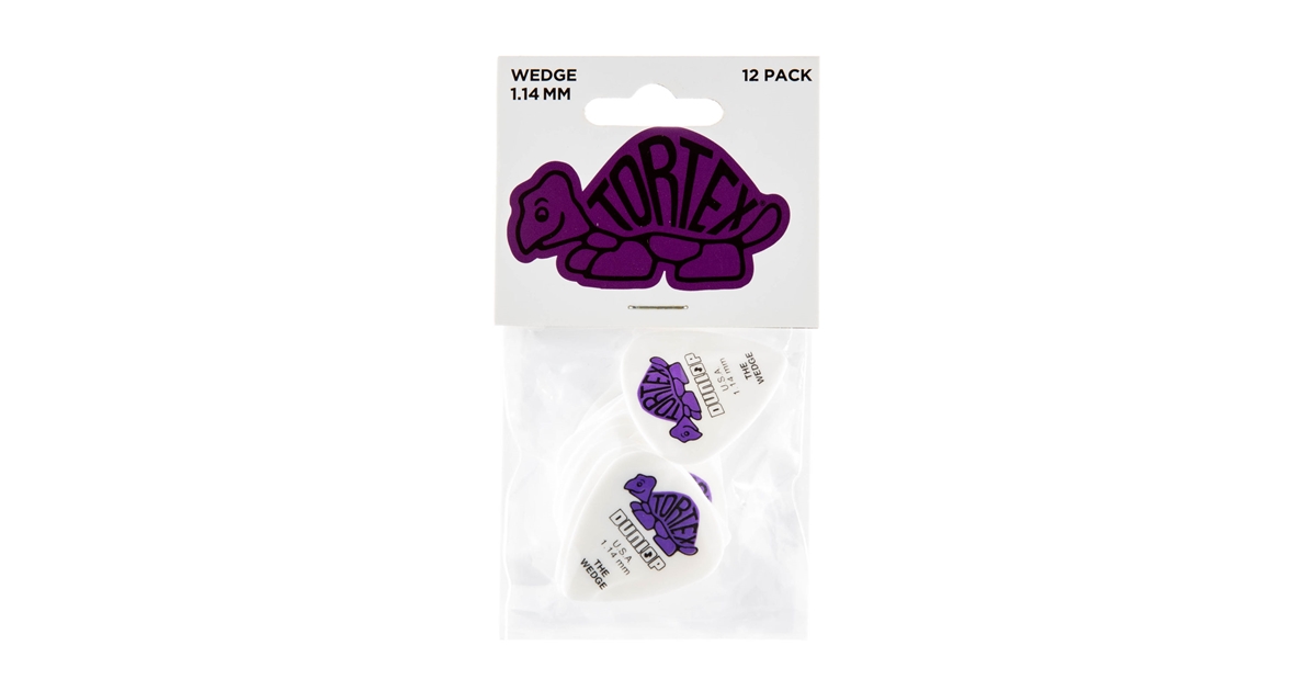 DUNLOP 424P TORTEX WEDGE PURPLE 1.14 DUNLOP 424P TORTEX WEDGE PURPLE 1.14