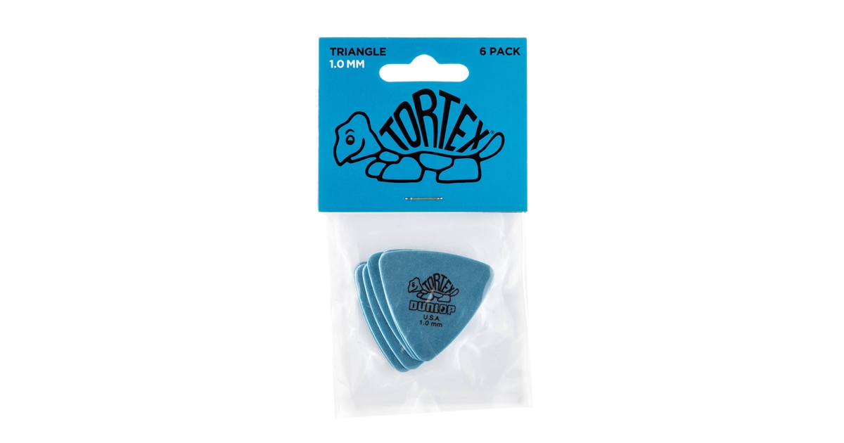 DUNLOP 431P TORTEX TRIANGLE BLUE 1.0 DUNLOP 431P TORTEX TRIANGLE BLUE 1.0