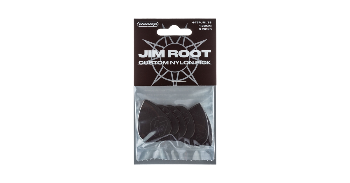 Dunlop 447PJP138 Jim Root Signature Nylon Player's Pack/6