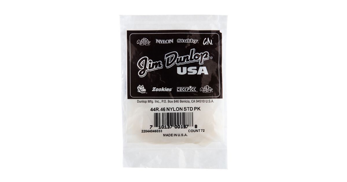 DUNLOP 44R.46 NYLON STANDARD CREAM .46MM DUNLOP 44R.46 NYLON STANDARD CREAM .46MM