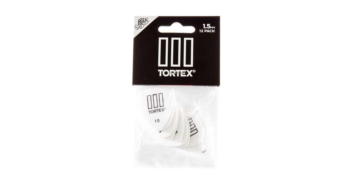 DUNLOP 462P TORTEX III WHITE 1.50 DUNLOP 462P TORTEX III WHITE 1.50