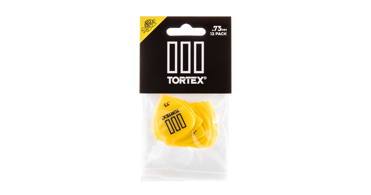 DUNLOP 462P TORTEX III YELLOW .73 DUNLOP 462P TORTEX III YELLOW .73