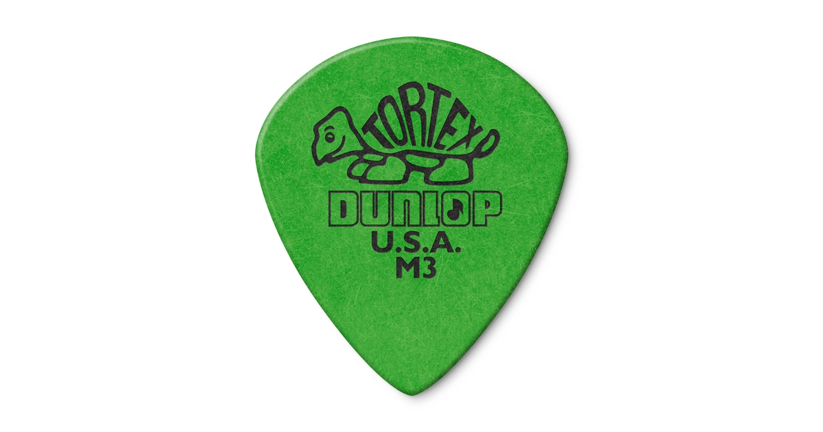 DUNLOP 472R TORTEX JAZZ GREEN M3 DUNLOP 472R TORTEX JAZZ GREEN M3