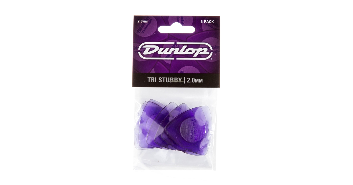 DUNLOP 473P2.0 TRI STUBBY 2.0MM DUNLOP 473P2.0 TRI STUBBY 2.0MM