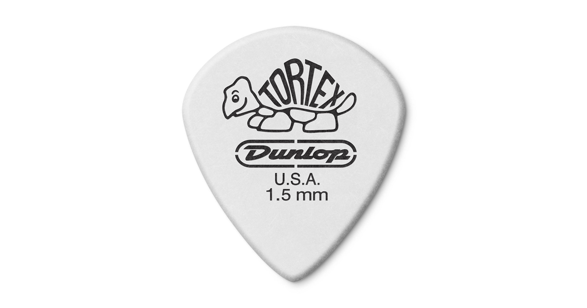 Dunlop 478R1.50 Tortex White Jazz III, 1.5mm