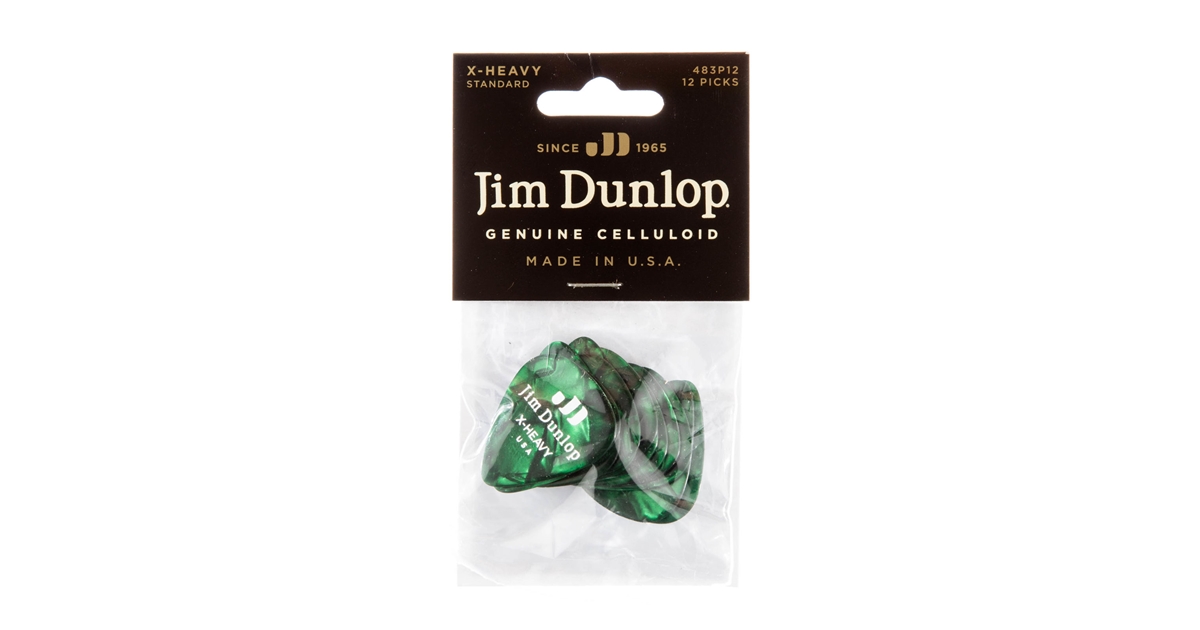DUNLOP 483P#12 GREEN PEARLOID - XHEAVY DUNLOP 483P#12 GREEN PEARLOID - XHEAVY