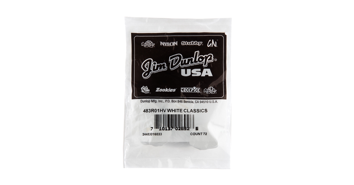 DUNLOP 483R#01 WHITE CLASSIC - HEAVY DUNLOP 483R#01 WHITE CLASSIC - HEAVY