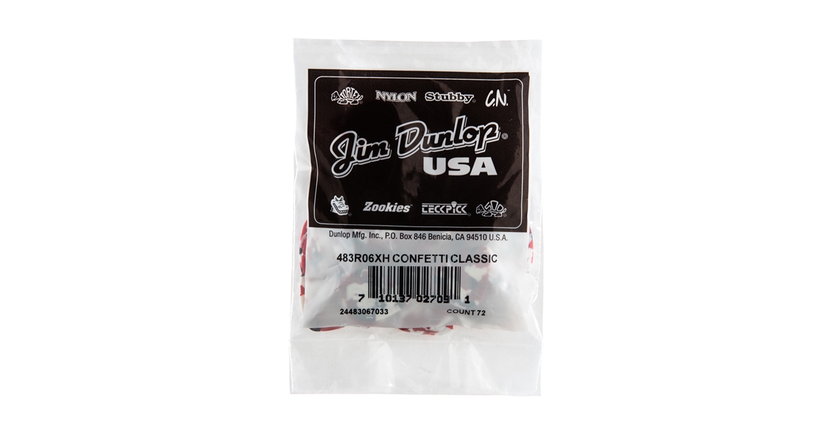 DUNLOP 483R#06 CONFETTI CLASSIC - EXTRA HEAVY DUNLOP 483R#06 CONFETTI CLASSIC - EXTRA HEAVY