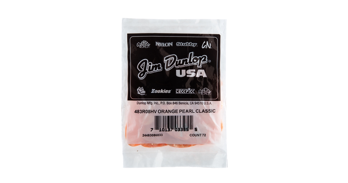 DUNLOP 483R#08 ORANGE PERLOID - HEAVY DUNLOP 483R#08 ORANGE PERLOID - HEAVY