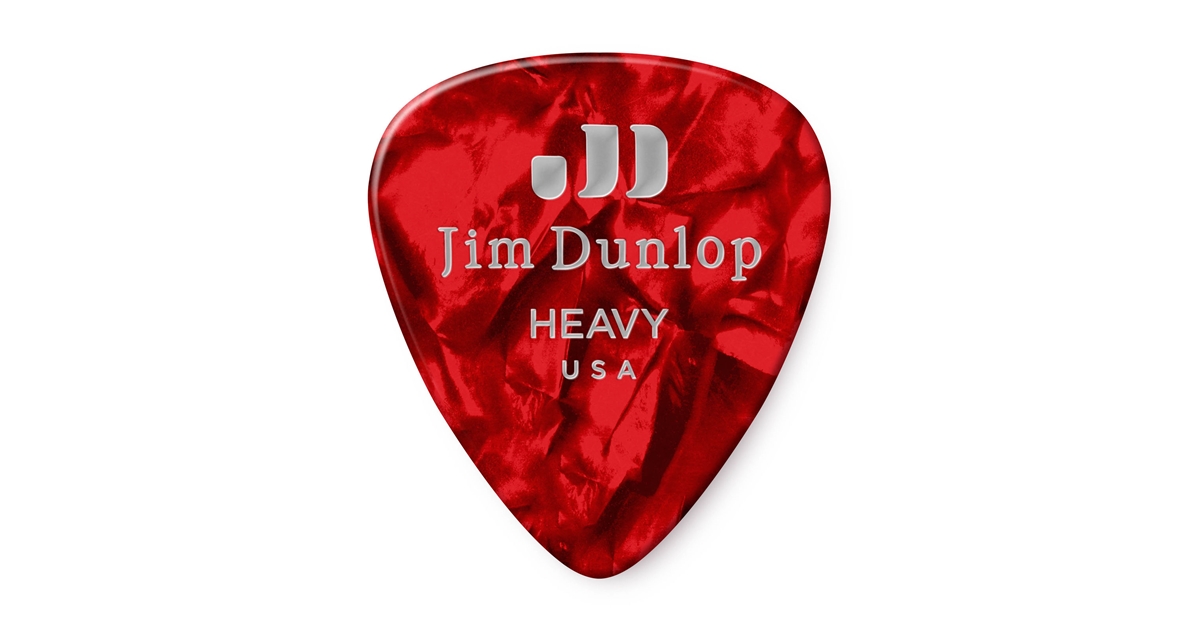 DUNLOP 483R#09 RED PERLOID - HEAVY DUNLOP 483R#09 RED PERLOID - HEAVY