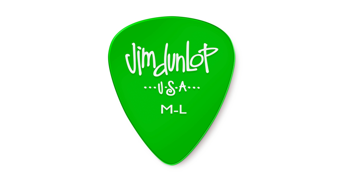 DUNLOP 486RML GELS GREEN, MEDIUM LIGHT DUNLOP 486RML GELS GREEN, MEDIUM LIGHT