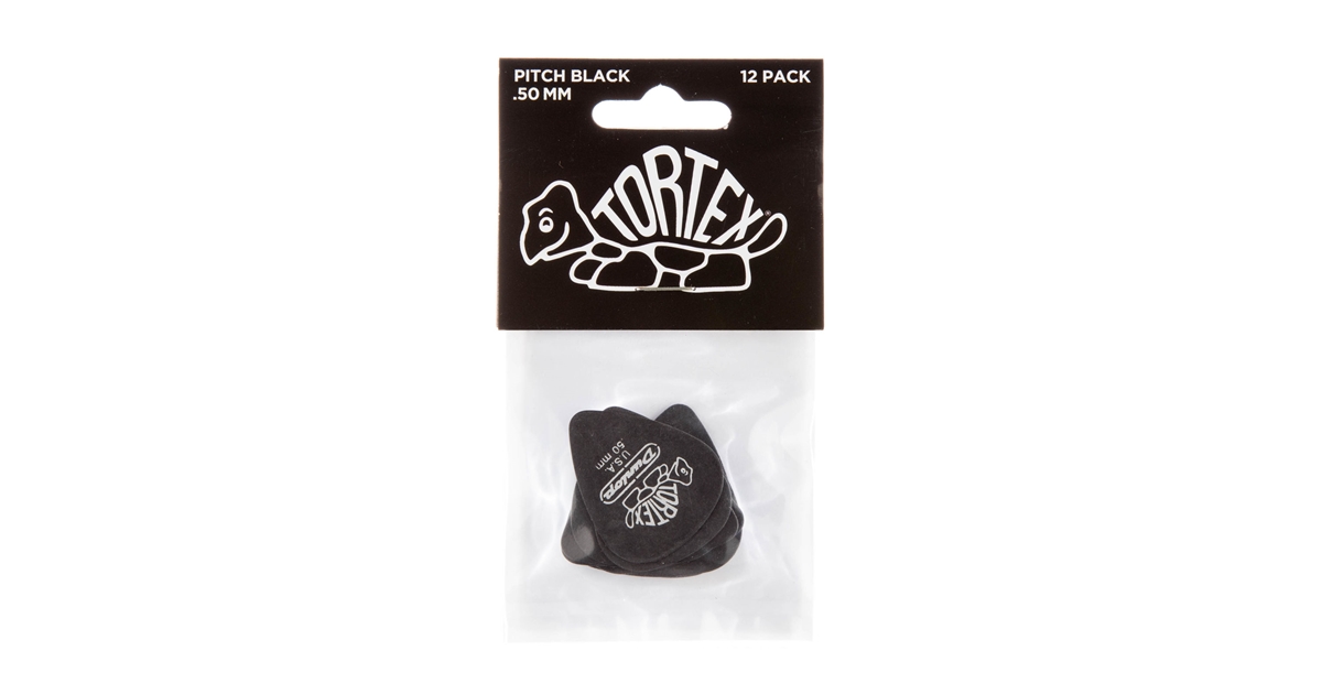 DUNLOP 488P PITCH BLACK STANDARD .50 DUNLOP 488P PITCH BLACK STANDARD .50