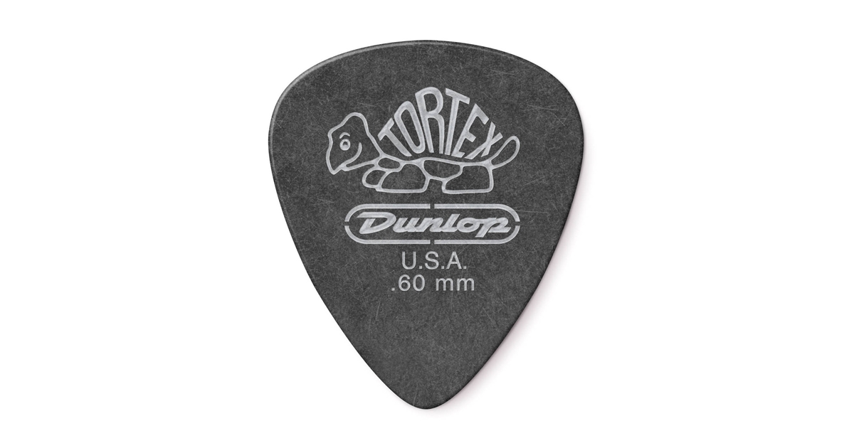 DUNLOP 488R PITCH BLACK STANDARD .60 DUNLOP 488R PITCH BLACK STANDARD .60