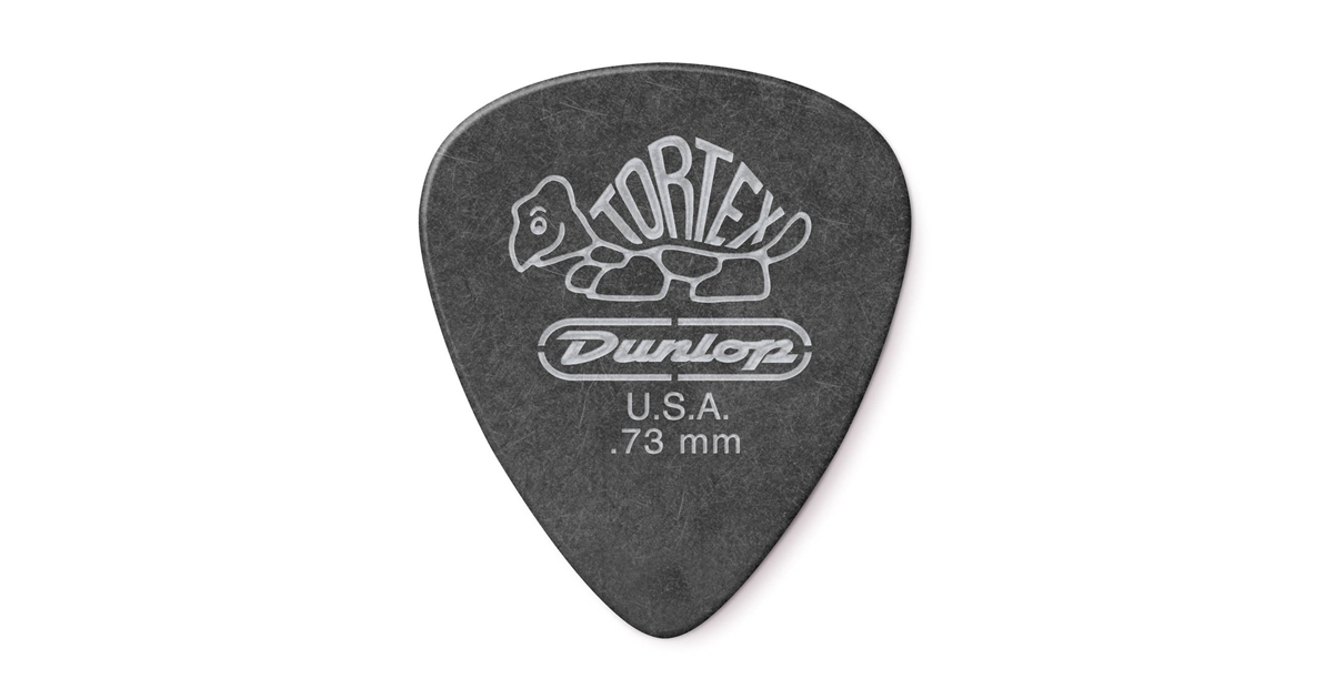DUNLOP 488R PITCH BLACK STANDARD .73 DUNLOP 488R PITCH BLACK STANDARD .73