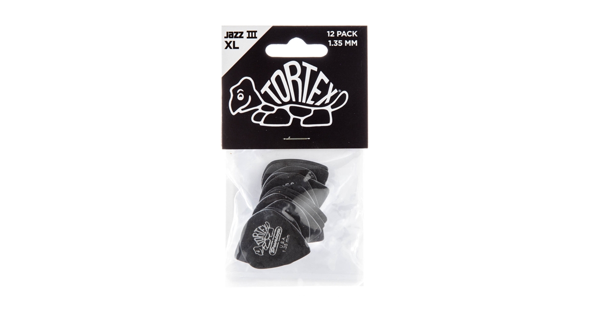 DUNLOP 498P1.35 TORTEX JAZZ III XL, 1.35MM DUNLOP 498P1.35 TORTEX JAZZ III XL, 1.35MM