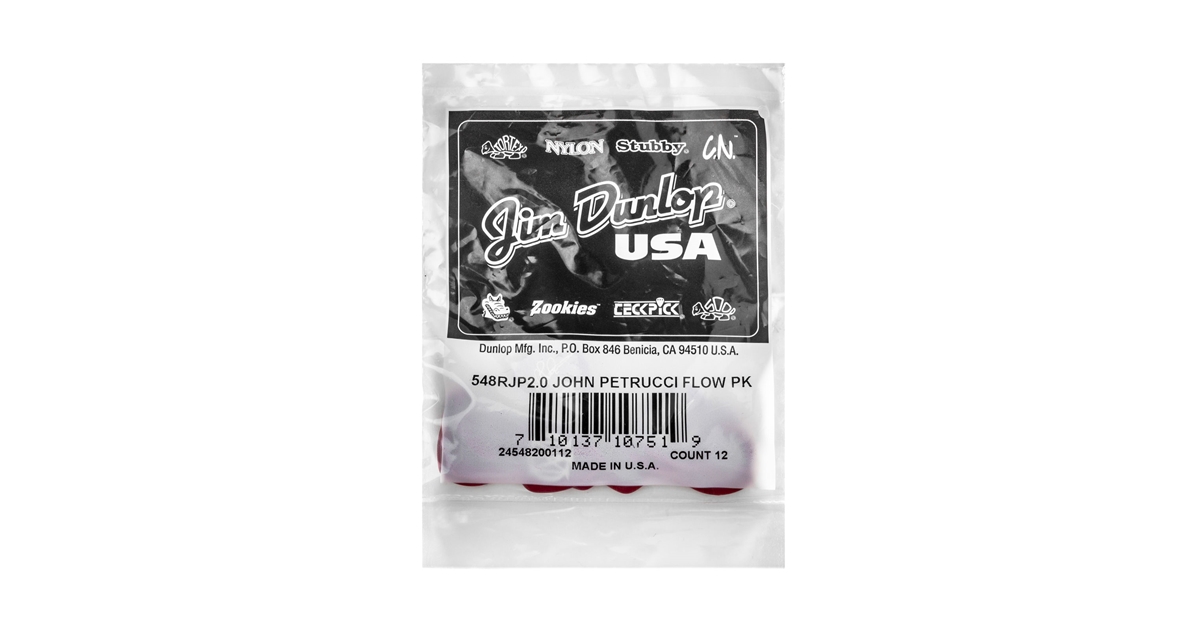 Dunlop 548RJP200 John Petrucci Flow 2.0 mm Bag/12