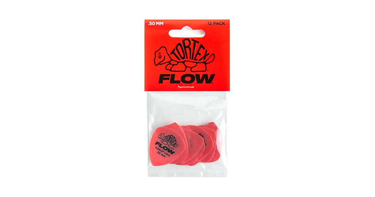 Dunlop 558P050 Tortex Flow Standard .50 mm Player's Pack/12