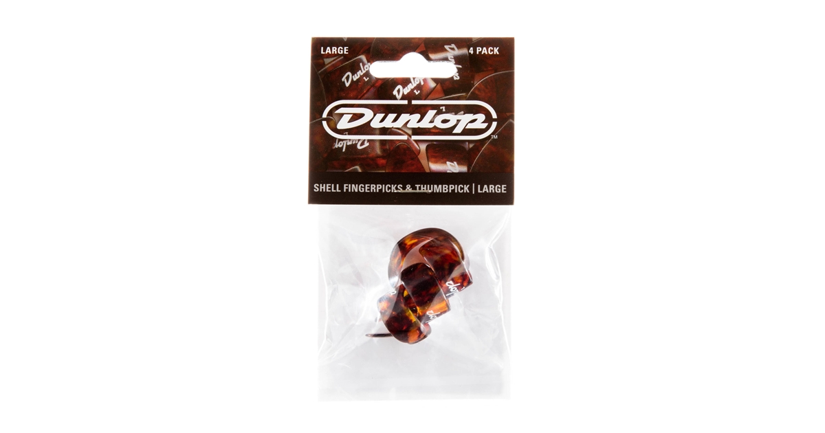 DUNLOP 9020TP 3FINGER & 1THUMB - PLAYER'S PACK 4 PLETTRI