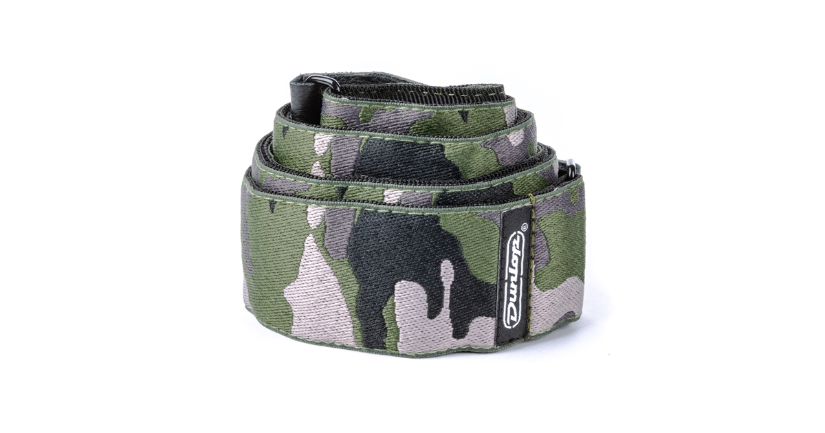 Dunlop D6716 Tracolla Jacquard Ranger Green