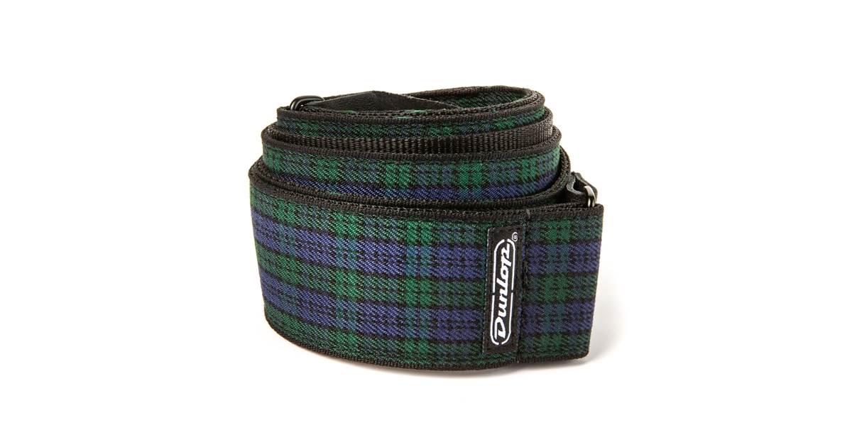 Dunlop D6731 Tracolla Jacquard Black Watch Plaid