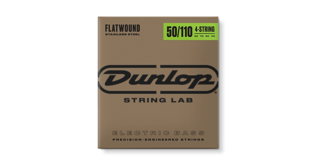 DUNLOP DBFS50110 FLATWOUND SCALA LUNGA 50-110 4/SET